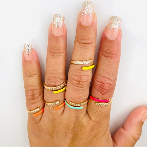 Neon Adjustable Ring - Picture 3 of 12